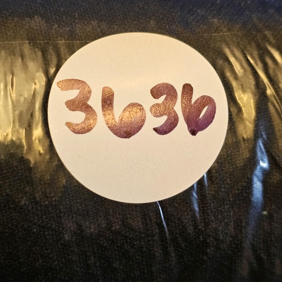 Anrabess Pants Womens Large Black Wide Leg Linen Blend Pull On Pockets Casual - Picture 14 of 14